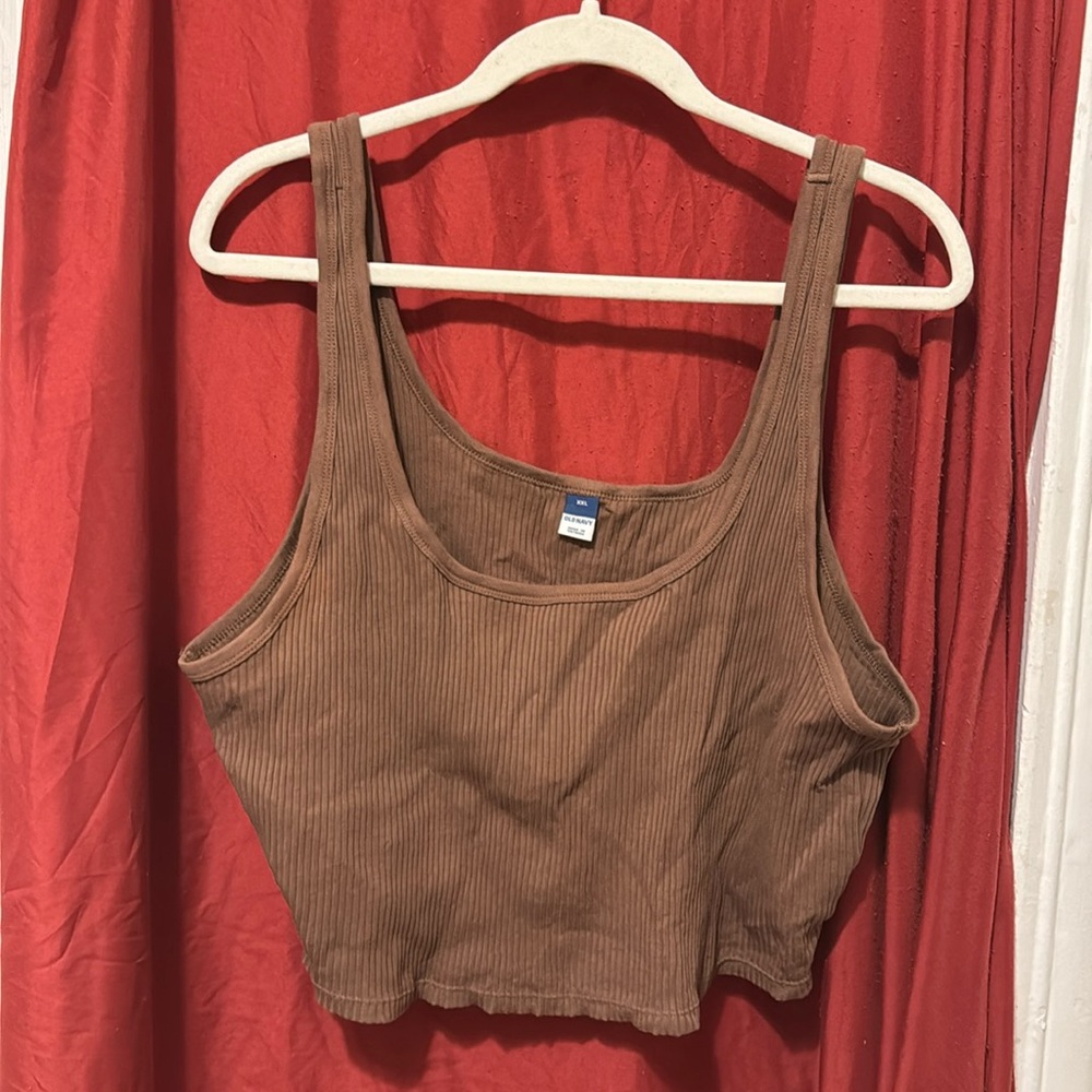 Brown Old Navy Tank Top Size XXL